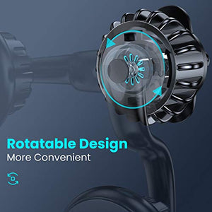 LISEN Magnetic Phone Holder for Car,[Upgraded Clip] Car Phone Holder Mount [360° Unobstructed] Magnet Cell Phone Mount [8X Magnetic] Vent iPhone Car Mount Compatible with All Smartphones & Tablets
