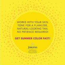 Load image into Gallery viewer, Jergens Natural Glow Instant Sun Body Mousse, Self Tanner for Light Bronze Tan, Sunless Tanning Body Bronzer, Fake Tan for Fair to Medium Skin, 6 Ounce
