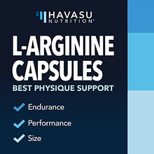 Load image into Gallery viewer, L Arginine Capsules Ultimate Supplement for Performance &amp; Endurance with Added Vascular Support from Nitric Oxide (NO)
