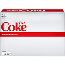Load image into Gallery viewer, Diet Coke, 12 fl oz, 24 Pack (Package May Vary)
