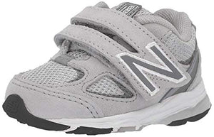 New Balance Kid's 888 V2 Hook and Loop Running Shoe, Grey/Grey, 3 W US Infant
