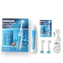 Load image into Gallery viewer, Electric Toothbrush, Rotating Electric Toothbrushes for Adults, USB Rechargeable Sonic Tooth Brush Powerful Electronic Toothbrush with 3 Modes, Smart Timer and IPX7 Waterproof
