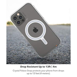 Gear4 Crystal Palace Snap Case - Crystal Clear Impact Protection with MagSafe Compatibility for Apple iPhone 13 Mini - Clear (702008198)