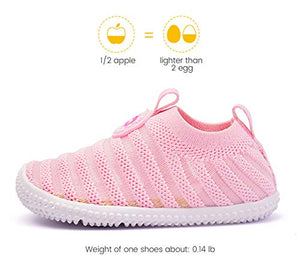 BMCiTYBM Baby Shoes Boy Girl Infant Sneakers Non-Slip First Walkers 6 9 12 18 24 Months Pink Size 12-18 Months Infant