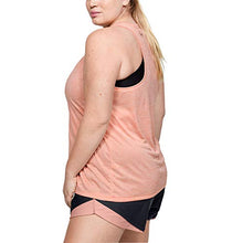 Load image into Gallery viewer, Under Armour Women's Tech Twist Tank Top , Peach Frost (846)/Metallic Silver , X-Large

