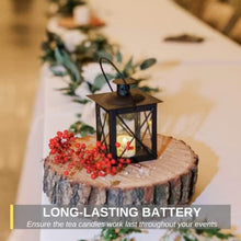 Load image into Gallery viewer, 48pcs Battery Tea Lights &amp; 24pcs Candle Holder Set, Idea for Table Centerpiece,Wedding,Holiday,Home Decor

