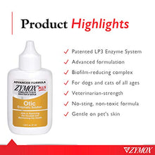 Load image into Gallery viewer, Zymox Advanced Formula Otic Plus Enzymatic Ear Solution for Dogs and Cats Without Hydrocortisone, 1.25oz
