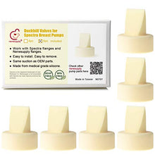 Load image into Gallery viewer, Nenesupply Duckbill Valves Compatible with Spectra S1 Accessories Spectra S2 9 Plus Breast Pump Not Original Spectra Pump Parts Not Original Spectra S2 Accesssories Replace Spectra Valves

