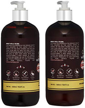 Load image into Gallery viewer, Apple Cider Vinegar &amp; Biotin Shampoo &amp; Conditioner (2 x 16oz) | Infused with Aloe Vera Juice, Argon Oil &amp; Saw Palmetto Extract | Balances pH, Condition, Strengthen, Moisturize &amp; Remove Build-up
