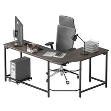 Load image into Gallery viewer, WeeHom L Shaped Desk Corner Gaming Computer Desk for Home Office Sturdy PC Laptop Table Workstation,Small Size

