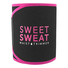 Load image into Gallery viewer, Sweet Sweat Waist Trimmer - Black/Pink (Medium) | Premium Waist Trainer Sauna Belt for Men &amp; Women

