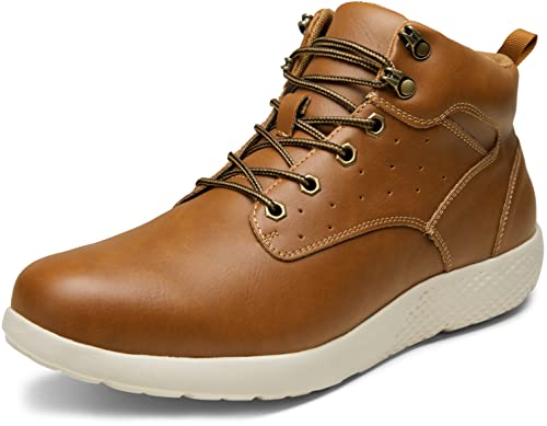 Load image into Gallery viewer, Vostey Men's Chukka Boots Lightweight Casual Boots for Men Fashion Sneaker Boot Ankle Boots(BMY8047 Polished Brown 13)