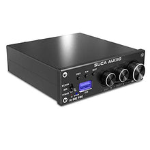 Load image into Gallery viewer, TDA7498E 2 Channel Home Stereo Audio Amplifier, Ansten 2.0CH Bluetooth 5.0 Mini Hi-Fi Class D Integrated Amp Receiver for Home Desktop Speakers 160W x 2 with Bass Treble and USB Port
