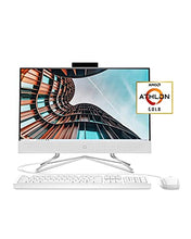 Load image into Gallery viewer, HP 22 All-in-One PC, AMD Athlon Gold 3150U Processor, 4 GB RAM, 256 GB SSD, Full HD IPS 21.5-inch Anti-glare Display, Windows 10 Home, USB Mouse and Keyboard (22-df0022, 2020)
