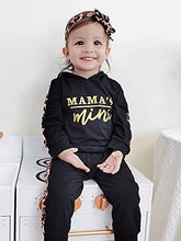 Load image into Gallery viewer, Newborn Baby Girl Clothes Outfits Infant Hooded Sweatshirt Pants Headband Toddler Girl Clothing Set
