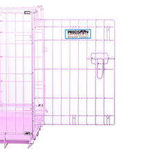 Load image into Gallery viewer, Precision Pet &quot;ProValu,&quot; Double Door Dog Crate Pink
