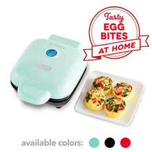 Load image into Gallery viewer, Dash DBBM450GBAQ08 Deluxe Sous Vide Style Egg Bite Maker with Silicone Molds for Breakfast Sandwiches, Healthy Snacks or Desserts, Keto &amp; Paleo Friendly, (1 large, 4 mini), Aqua

