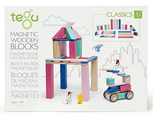 Load image into Gallery viewer, 42 Piece Tegu Magnetic Wooden Block Set, Blossom
