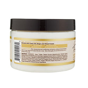 Soft-Sheen Carson Carol's Daughter Goddess Strength Repairing Cocoon Hydrating Hair Mask for Dry Damaged & Curly Hair, Restores Moisture, Made with Castor Oil, 12 Oz, White