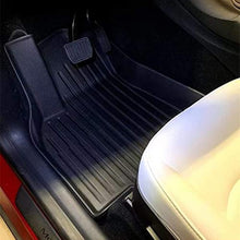 Load image into Gallery viewer, SUPER LINER Tesla Model Y 2020 2021 2022 2023 All Weather Floor Mats Front Rear Cargo Liner Mat, Waterproof Anti-Slip Floor Mat Custom Fit for Tesla, Heavy Duty Floor Mats &amp; Trunk Mat
