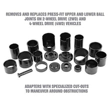 Load image into Gallery viewer, OEMTOOLS 25104 21 Piece Master Ball Joint Press Kit, Installs and Removes Ball Joints, U-Joints, and Brake Anchor Pins, Designed for 2WD and 4WD Vehicles
