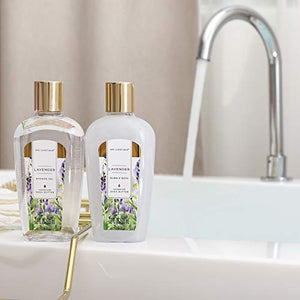 Spa Luxetique Spa Gift Baskets for Women, Home Bath Set, Luxury 15Pcs Lavender Spa Set, Bath Gift Baskets with Bubble Bath, Bath Bombs, Hand Cream. Beauty Gift Set for Women. Best Women Gifts.