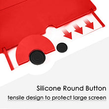 Load image into Gallery viewer, 12&quot; Screen Magnifier for Cell Phone, HD Mobile Phone Magnifier 3D Projector Screen for Movie Video Gaming, Foldable Phone Stand Accessories with Screen Amplifier, Fits All Smartphones (Red)
