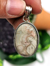 Load image into Gallery viewer, Beautiful rhodochrosite pendant in 925 sterling silver - gemstone/crystal gift |Mother&#39;s Day/engagement/wedding/anniversary/birthday gift
