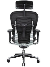 Load image into Gallery viewer, Eurotech Seating Ergohuman High Back Leather Swivel Chair, Black
