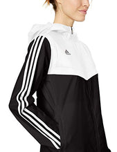 Load image into Gallery viewer, adidas Women&#39;s Alphaskin Tiro Windbreaker, Black/White, X-Small
