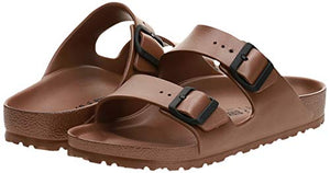 Birkenstock EVA Arizona Birkoflor - Lightweight Classic Buckled Two Strap - Flip Flop Sandal 9 Copper