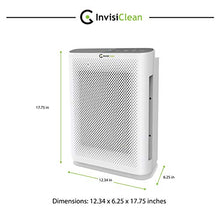 Load image into Gallery viewer, InvisiClean Aura II Air Purifier - 4-in-1 H13 True HEPA, Ionizer, Carbon + UV Light - Air Purifier for Allergies &amp; Pets, Viruses, Bacteria, Home, Large Rooms, Dust, Mold, Allergens, Odor Elimination

