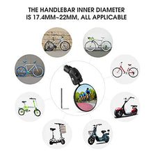 Load image into Gallery viewer, Mempedont bike mirror, bicycle riding rearview mirror, HD safety rearview mirror, convex mirror with adjustable handlebar installation, suitable for mountain road bikes
