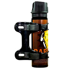 Load image into Gallery viewer, Barricade Pepper Spray for Cyclists - Bicycle Mount - Attaches to Water Bottle Cage &amp; Multiple Other Bike Mounted Locations - 4 Ounce Can of Police Grade Strength
