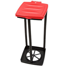 Load image into Gallery viewer, Wakeman Portable Trash Bag Holder- Collapsible Trashcan for Garbage and Indoor/Outdoor Use Outdoors -Ideal for Camping Recycling and More (Red)

