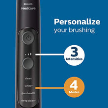 Load image into Gallery viewer, Philips Sonicare HX9690/05 ExpertClean 7500 Bluetooth Rechargeable Electric Toothbrush, Black
