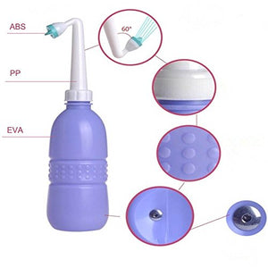 Portable Bidet Sprayer and Travel Bidet with Hand Held Bidet Bottle for Personal Cleansing Use Extended Nozzle - Personal Hygiene Care Toilet Bidet Shower/Bathroom Bidet Spray -21.8oz(620ml)