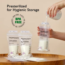 Load image into Gallery viewer, Momcozy Portable Bottle Warmer for Travel &amp; Momcozy Breastmilk Storing Bags 120pcs
