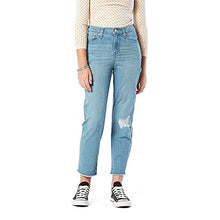 Load image into Gallery viewer, Signature by Levi Strauss &amp; Co. Gold Label Girls' High Rise Ankle Straight Jeans, Double Dutch, 7
