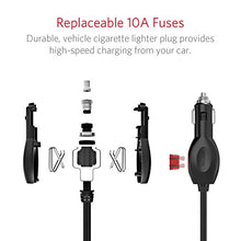 Load image into Gallery viewer, BESTEK 3-Socket Cigarette Lighter Adapter, 12V/24V 200W DC Cigarette Lighter Splitter Power Adapter with 6A 4-Port Car Power Adapter Splitter for GPS, Dashcam, with Replace Fuse
