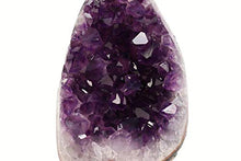 Load image into Gallery viewer, JIC Gem Natural Class 1 Polished Deep Purple Uruguay Amethyst Crystal Cluster Home Decor: 1-2 Lb
