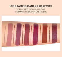 Load image into Gallery viewer, URQT 12pcs Lip Liner and Lipstick Makeup Set, 6 Velvety Matte Liquid Lipsticks + 6 Matching Smooth Lip Liner One Step Lips Makeup Kits Waterproof Long Lasting Matte Lipstick Gift Set
