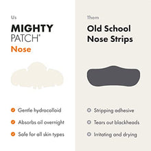 Load image into Gallery viewer, Mighty Patch Nose from Hero Cosmetics - XL Hydrocolloid Patches for Nose Pores, Pimples, Zits and Oil - Dermatologist-Approved Overnight Pore Strips to Absorb Acne Nose Gunk (10 count)
