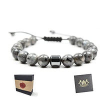 Load image into Gallery viewer, Iridescent Spectrolite Bracelet - Handcrafted Natural Gemstone Jewelry for Men &amp; Women
