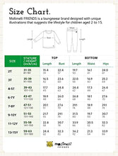 Load image into Gallery viewer, MOLLIMELLI FRIENDS 2T~15Y Toddlers' Boys' Girls' Kids' Teen Clothes Cotton Stripes Checks Pattern Long Sleeve Clothingsets
