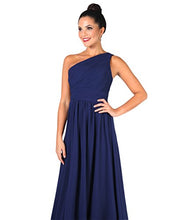 Load image into Gallery viewer, One Shoulder Maxi Prom Dress (Navy, US 8 / UK 12),[4814-NVY-12]
