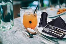 Load image into Gallery viewer, Ruvanti Kitchen Cloth Napkins 12 Pack 18 X 18 Inch Dinner Napkins Soft, Comfortable, Reusable Napkins,Durable Linen Napkins, Perfect Table Napkins, Sky Blue Napkins for Dinners, Parties &amp; Weddings.
