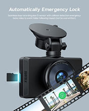 Load image into Gallery viewer, Car Camera - Dash Cam Front and Rear, Surfola 4K WiFi GPS Dashboard Camera for Cars, 3" IPS Touchscreen, Sony Sensor, WDR, Super Night Vision, Support 256GB Max
