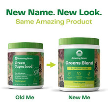 Load image into Gallery viewer, Amazing Grass Greens Blend Superfood: Super Greens Powder with Spirulina, Chlorella, Beet Root Powder, Digestive Enzymes, Prebiotics &amp; Probiotics, Original, 30 Servings (Packaging May Vary)
