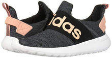 Load image into Gallery viewer, adidas Women's Lite Racer Adapt Running Shoe, Black/Glow Pink/Grey, 6 M US
